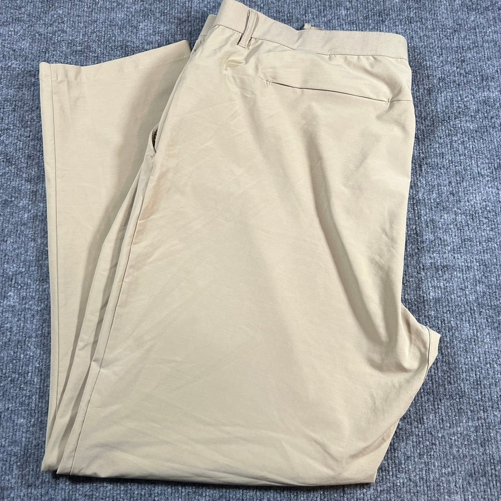 Fabletics XXL Mens Tan Pants Lightweight Golf Walking Casual